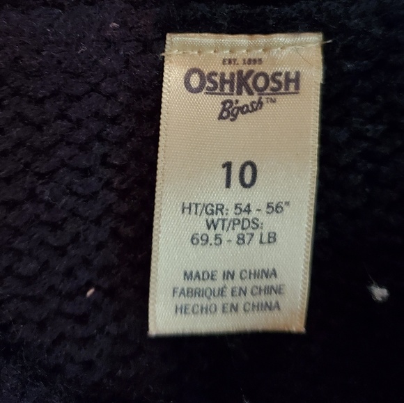 EUC Girls Osh Kosh Button Up Cardigan - Picture 3 of 3